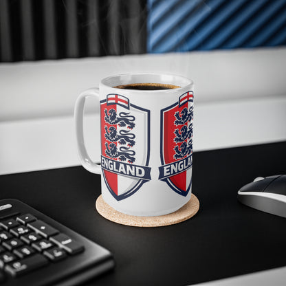 England Crest Unofficial Ceramic Coffee Mug — 11oz & 15oz