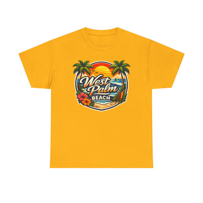 West Palm Beach Retro Sunset T-Shirt