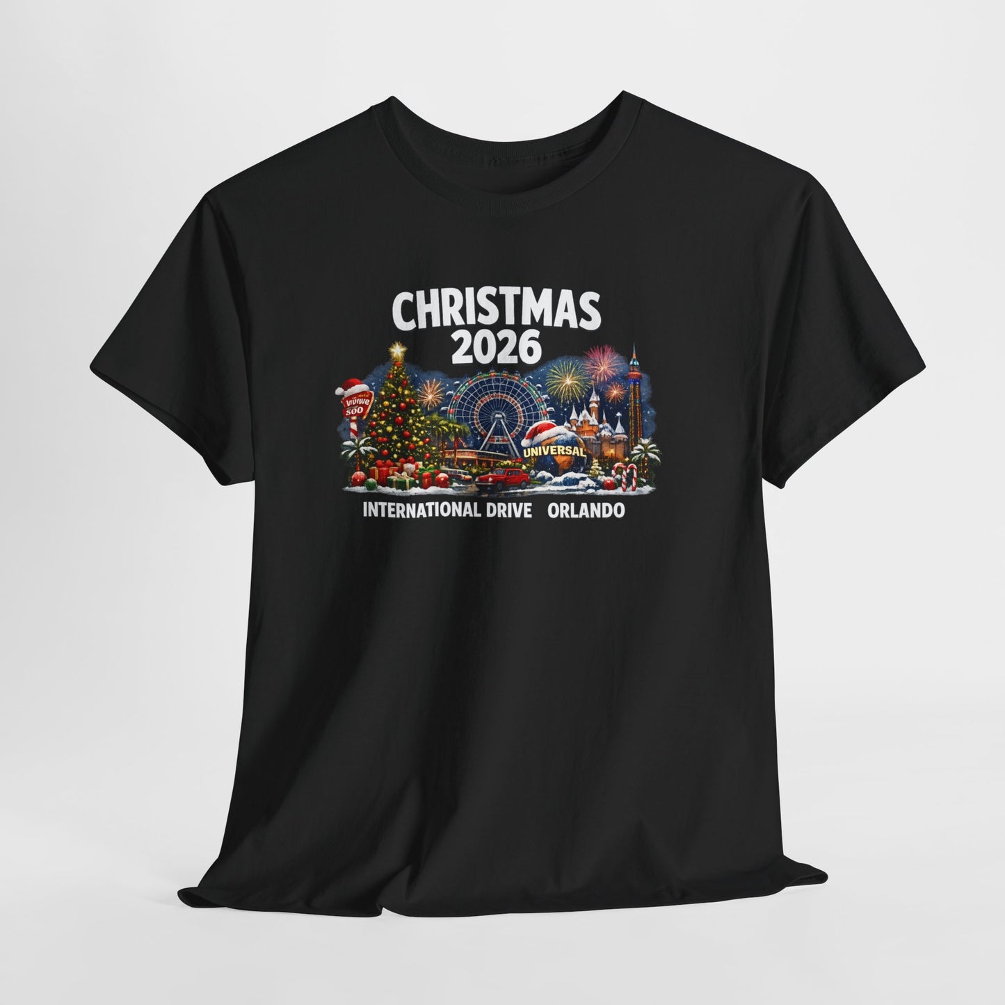 Christmas 2026 Orlando T-Shirt — International Drive Holiday Souvenir