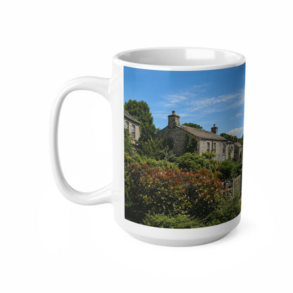 Emmerdale Countryside Cottage Photo Mug — Scenic Village Landscape Coffee Cup (11oz/15oz)