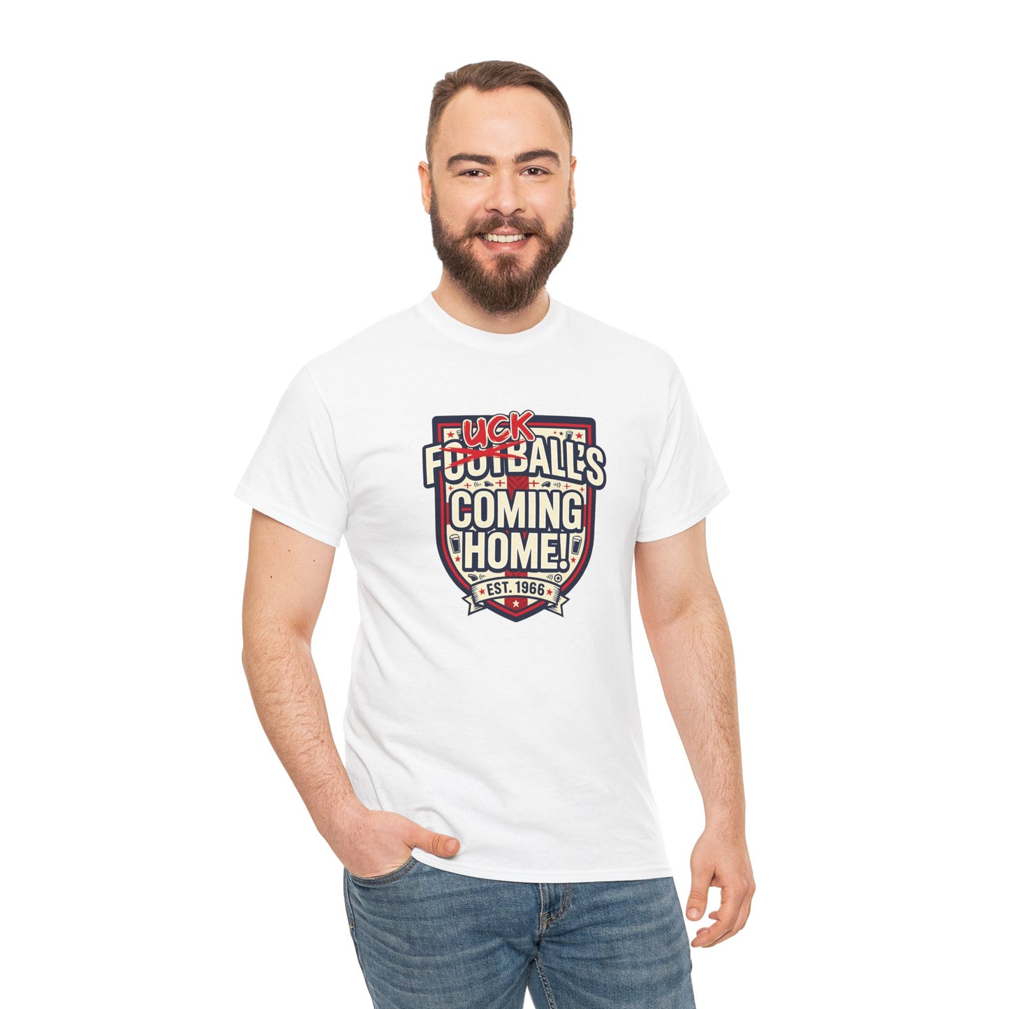 Provocative 'F*ck All's Football's Coming Home' Graphic Tee