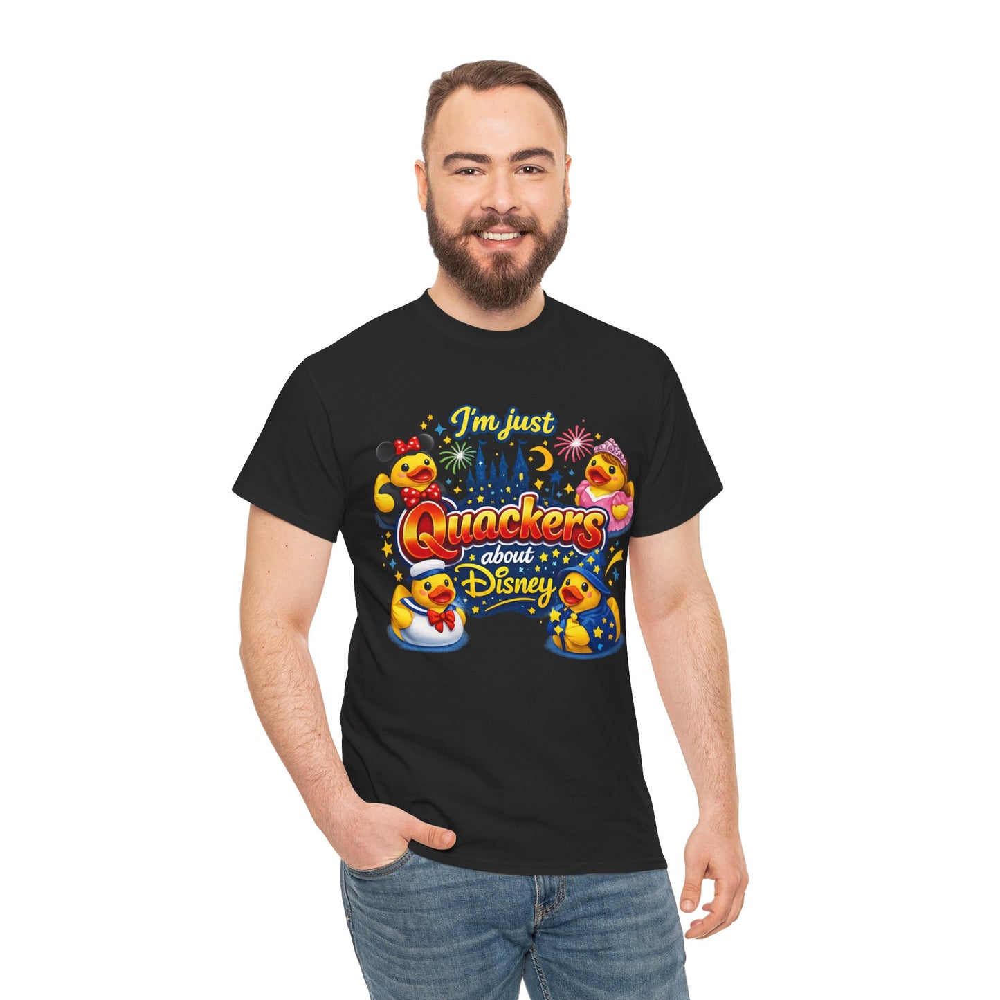Quackers About Disney Rubber Duck Tee — "I'm Just Quackers About Disney" Graphic T-Shirt