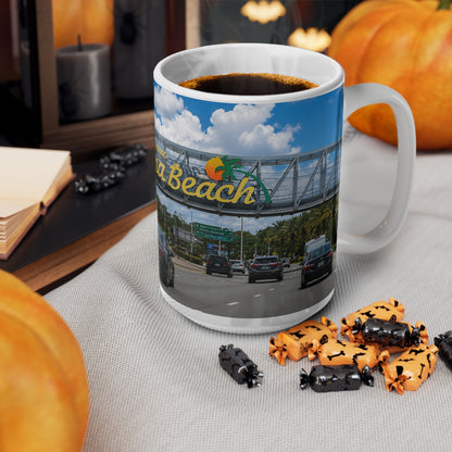 Daytona Beach Scenic Photo Mug — Ceramic Coffee Cup (11oz & 15oz)