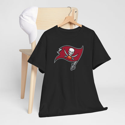 Tampa Bay Buccaneers Flag T-Shirt — Football Pirate Logo Tee