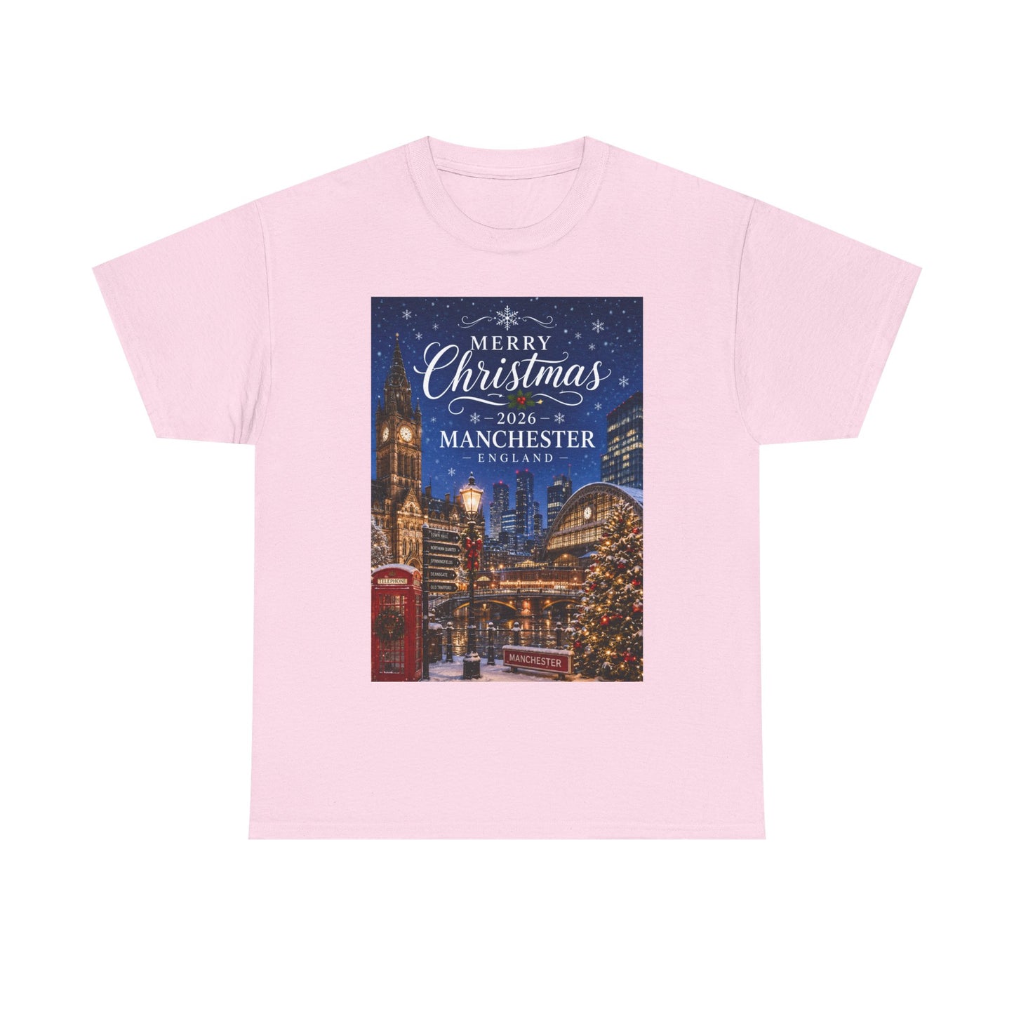 Manchester Christmas Tee — Merry Christmas 2026 Holiday T‑Shirt
