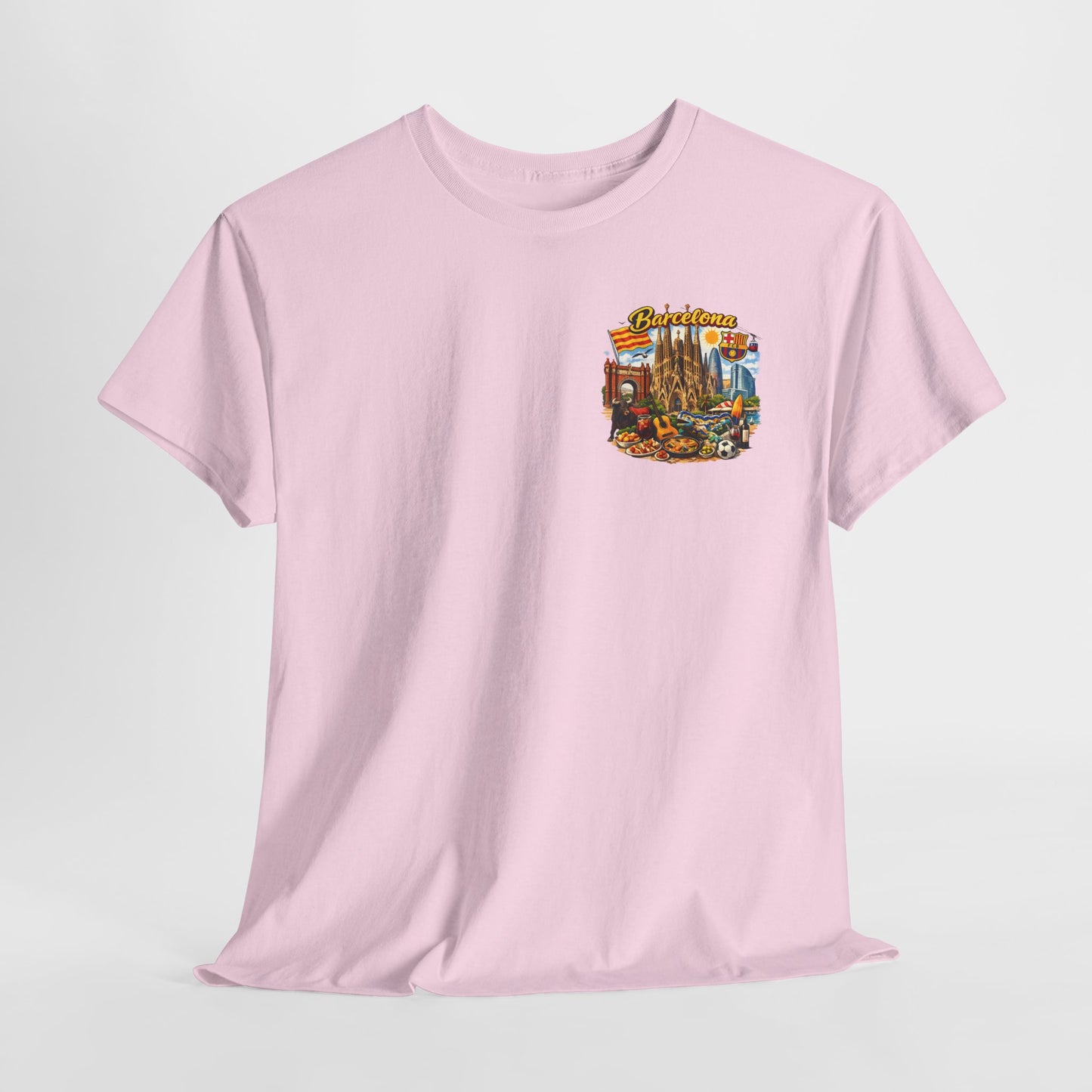 Barcelona Souvenir T‑Shirt — Vintage City Collage Tee