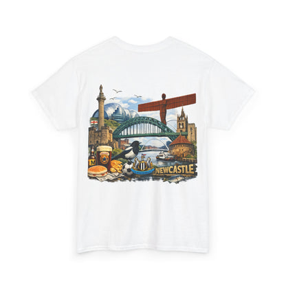 Newcastle Upon Tyne Landmark Tee — Vintage Cityscape T-Shirt