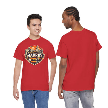 Madrid Skyline Soccer Crest T-Shirt