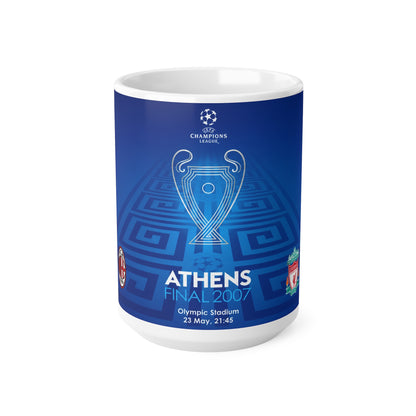 2007 Champions League Final Programme Cover Inspired Ceramic Coffee Mug 11oz/15oz