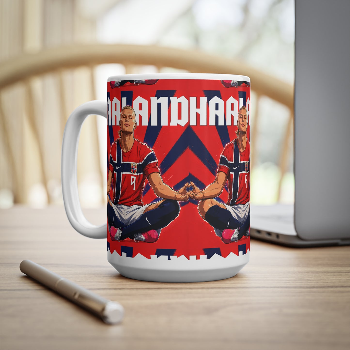 Erling Haaland Norway Player — Ceramic Coffee Cup (11oz & 15oz)