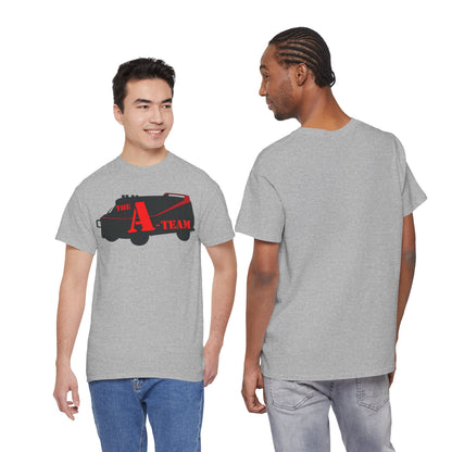 A-Team Van Graphic Tee — Retro Action TV Logo T-Shirt