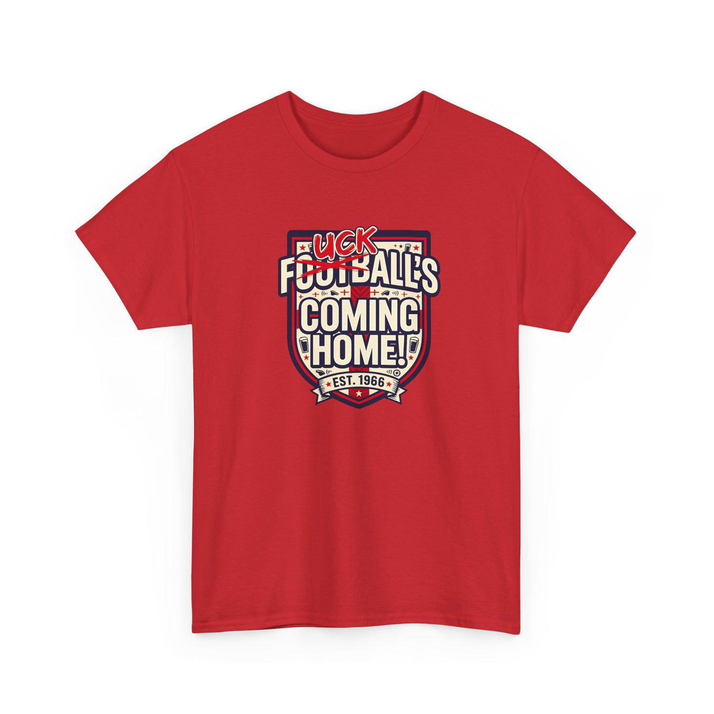 Provocative 'F*ck All's Football's Coming Home' Graphic Tee