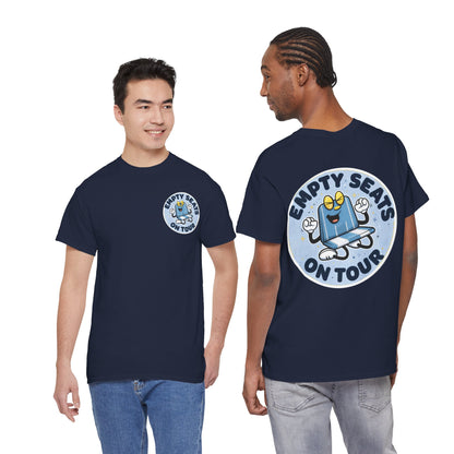 Manchester City T-Shirt — 'Empty Blue Seats On Tour' Retro Skate Graphic Tee