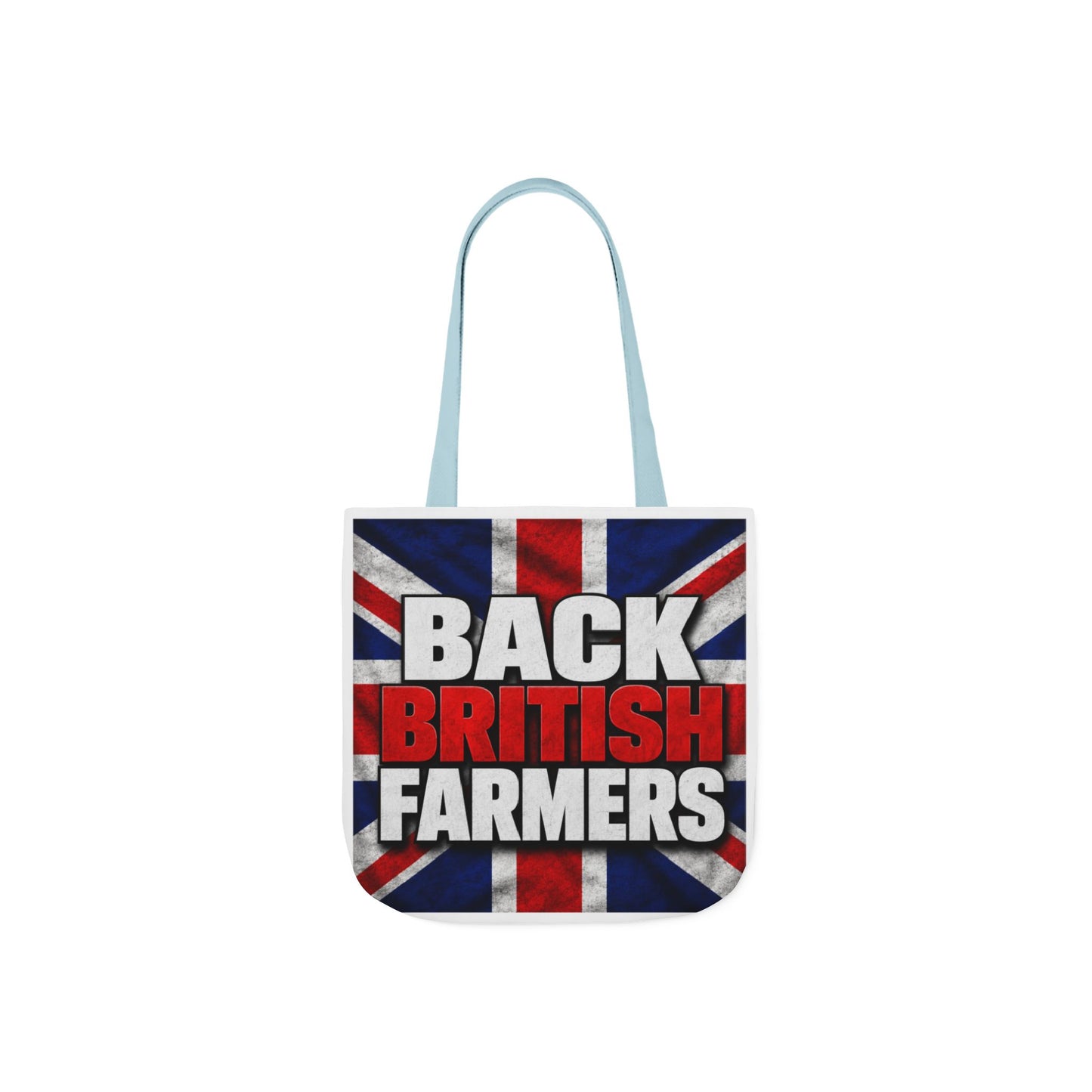 Back British Farmers Canvas Tote Bag — Union Jack Farming Support Tote