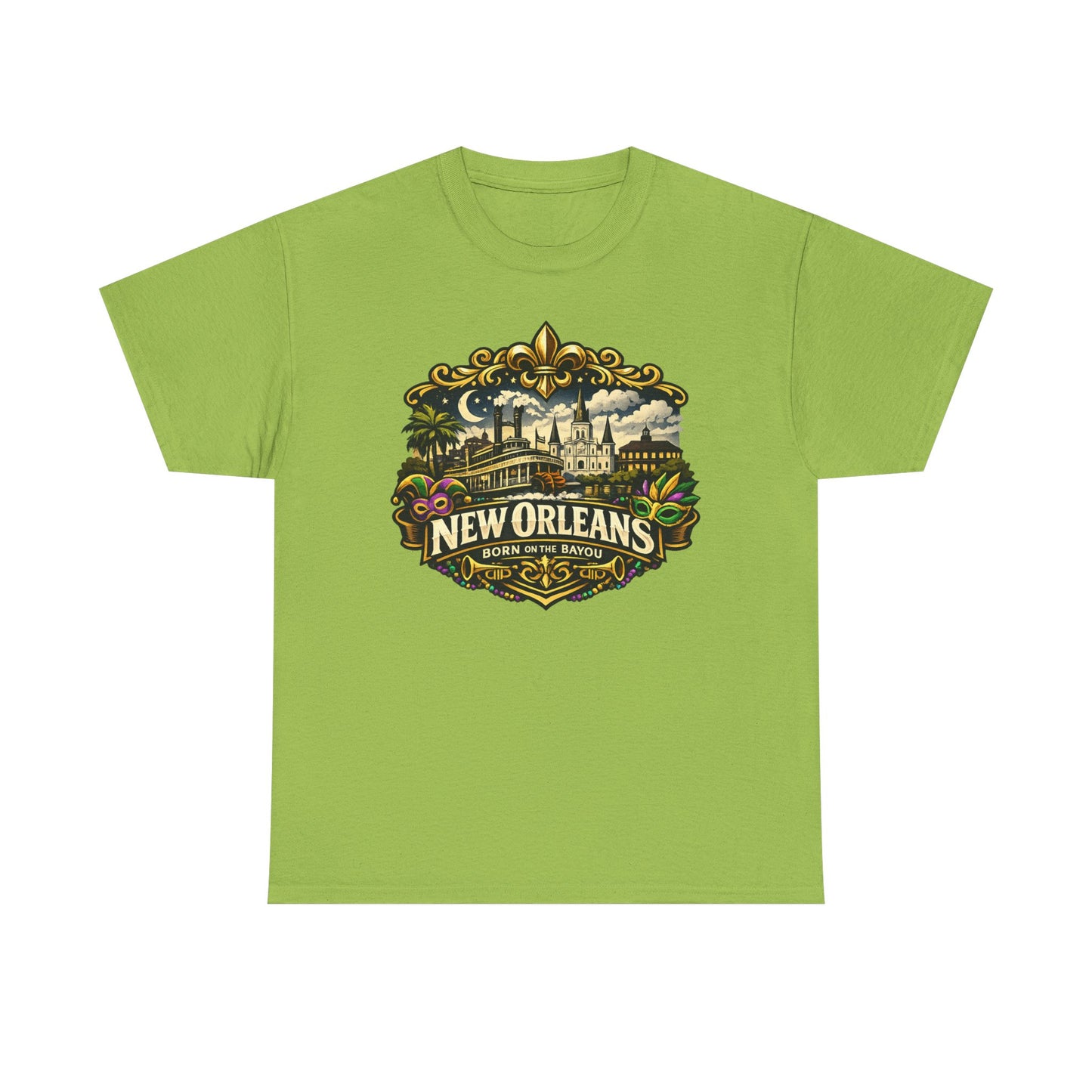 New Orleans Vintage Badge Tee — Crescent City Souvenir T-Shirt
