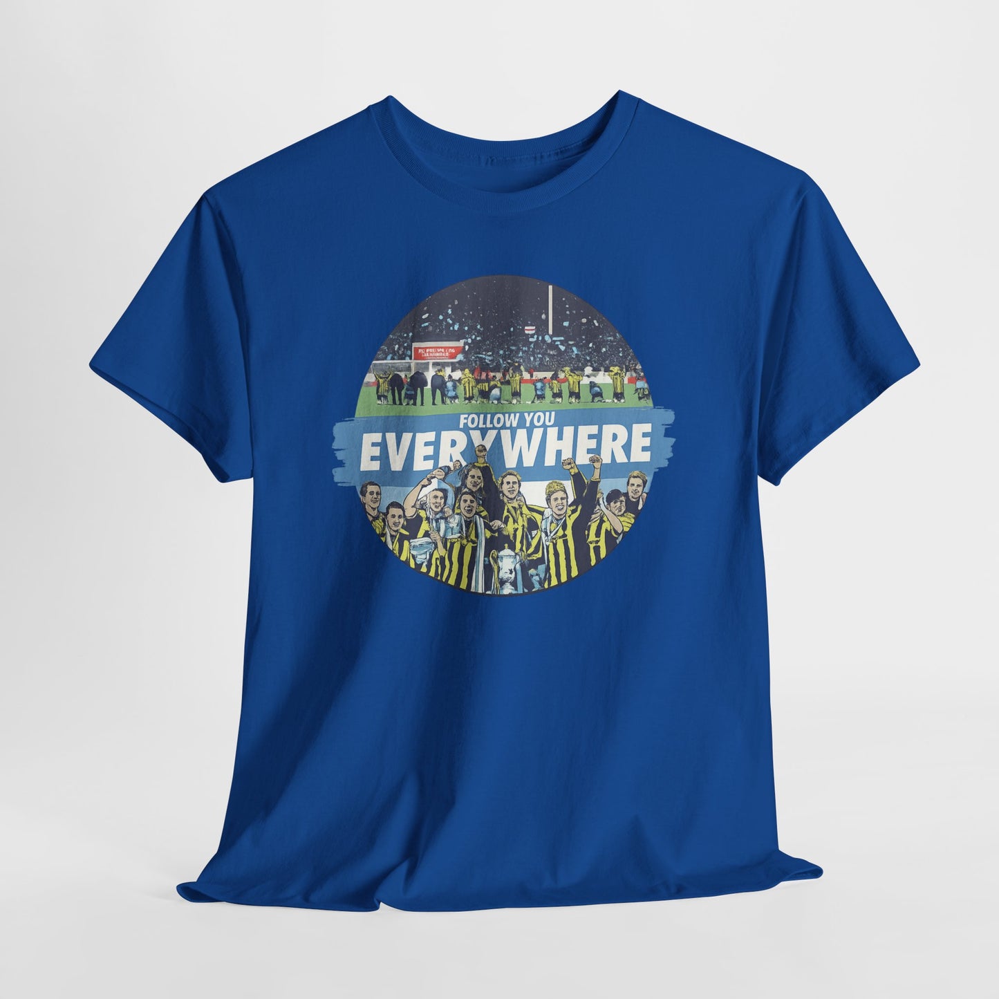 Manchester City T-Shirt — Follow Me Everywhere Soccer Fan Design