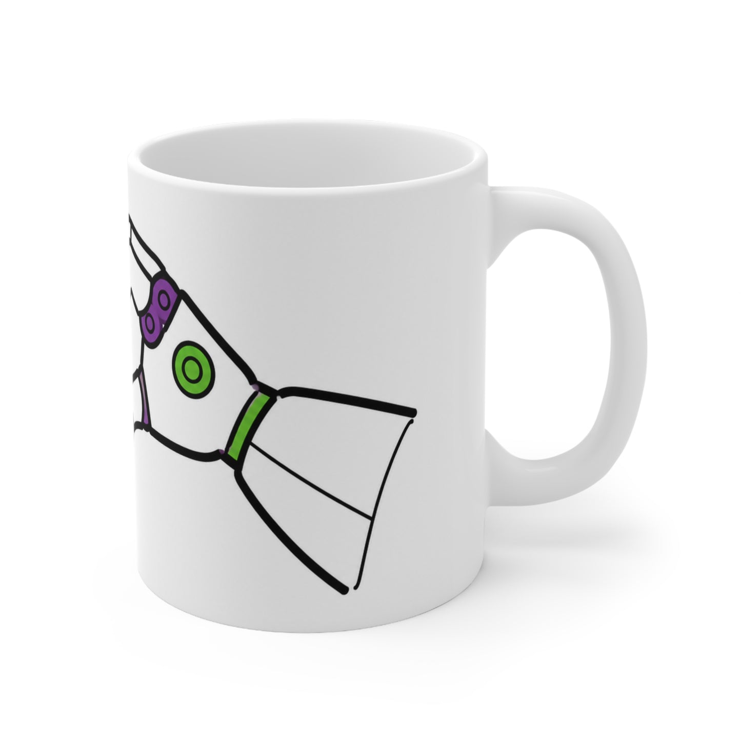 Toy Story Heart Mug — Ceramic Coffee Cup (11oz, 15oz)