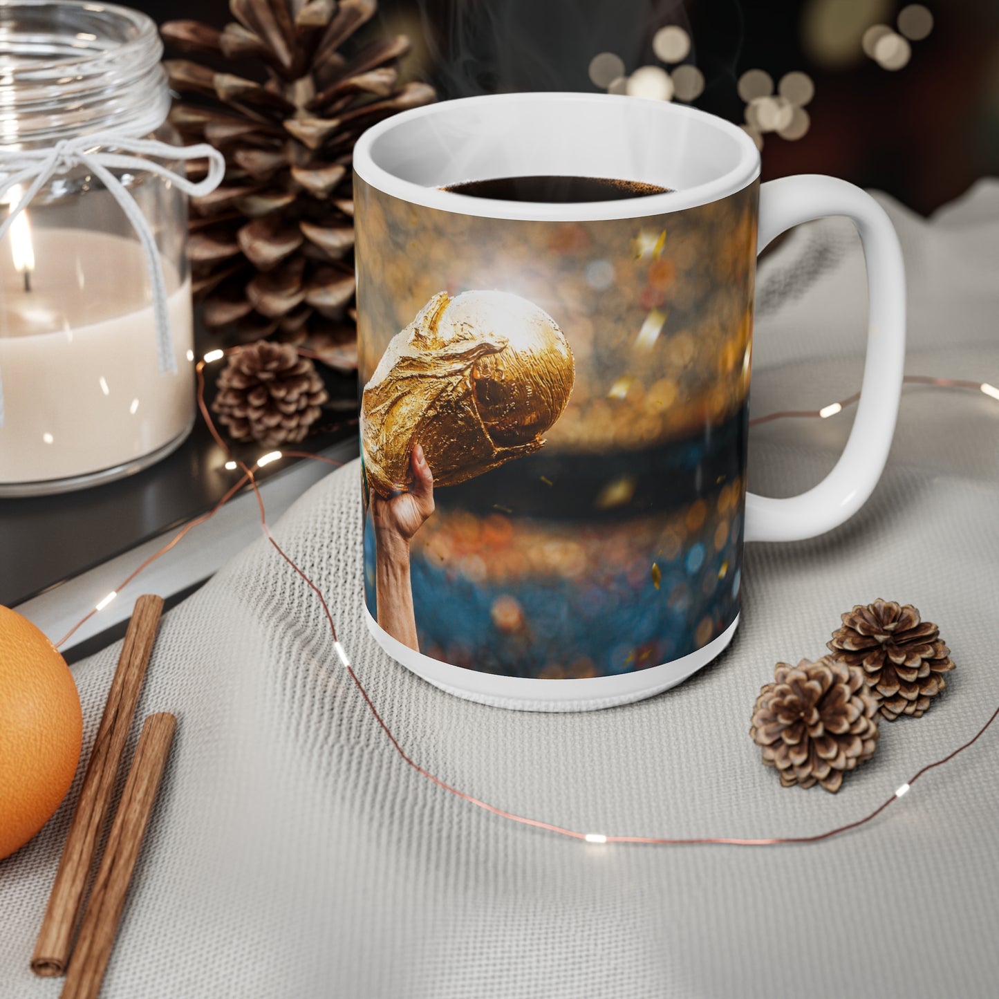 World Cup Trophy Coffee Mug — Victory Celebration Ceramic Mug (11oz & 15oz)