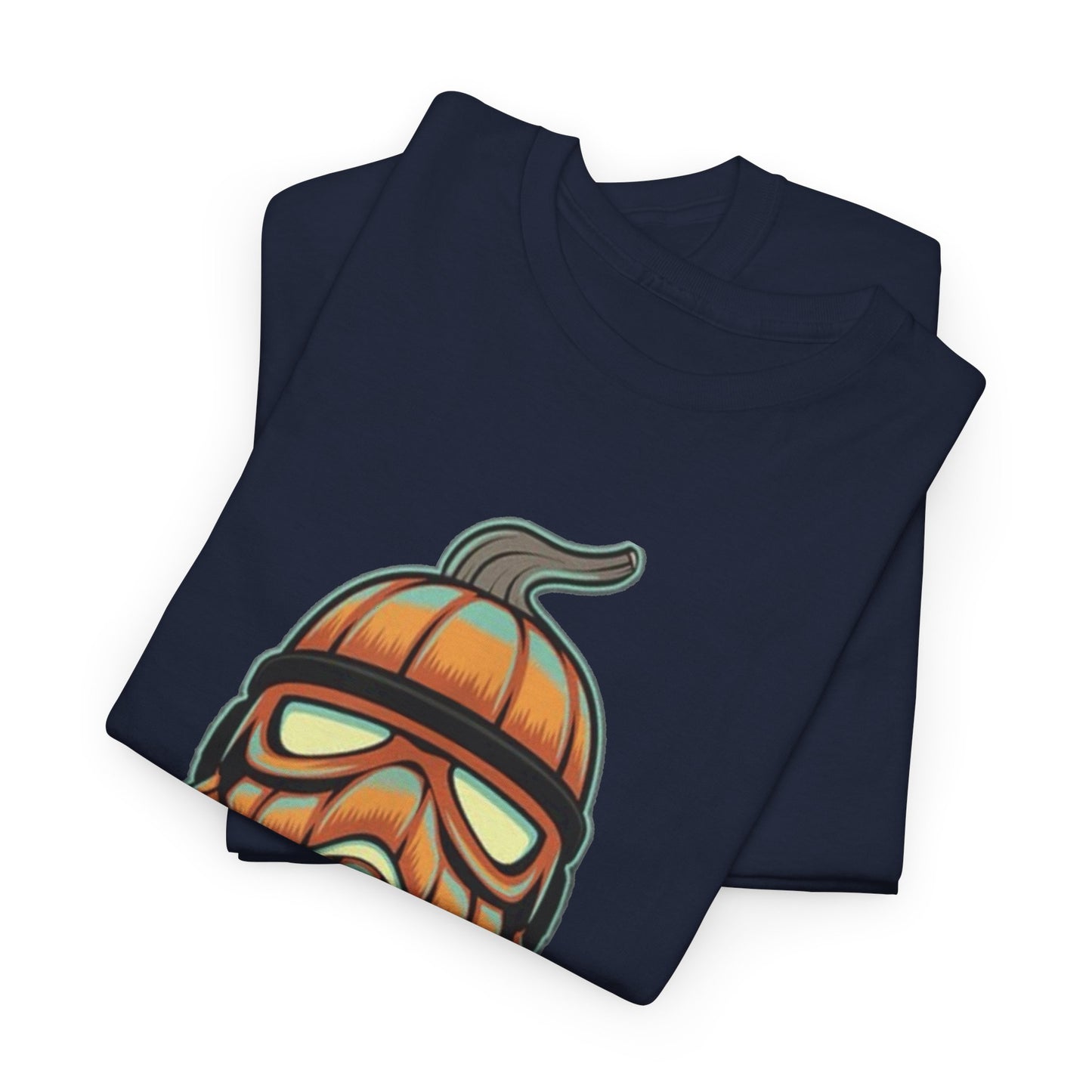 Halloween Pumpkin Mask T-Shirt — Trick or Treat Graphic Tee