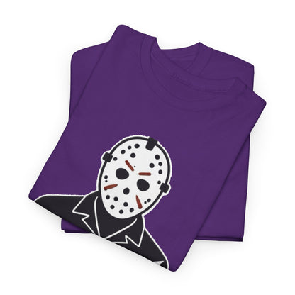 Hockey Mask Killer Tee — Retro Jason Voorhees Horror T-Shirt