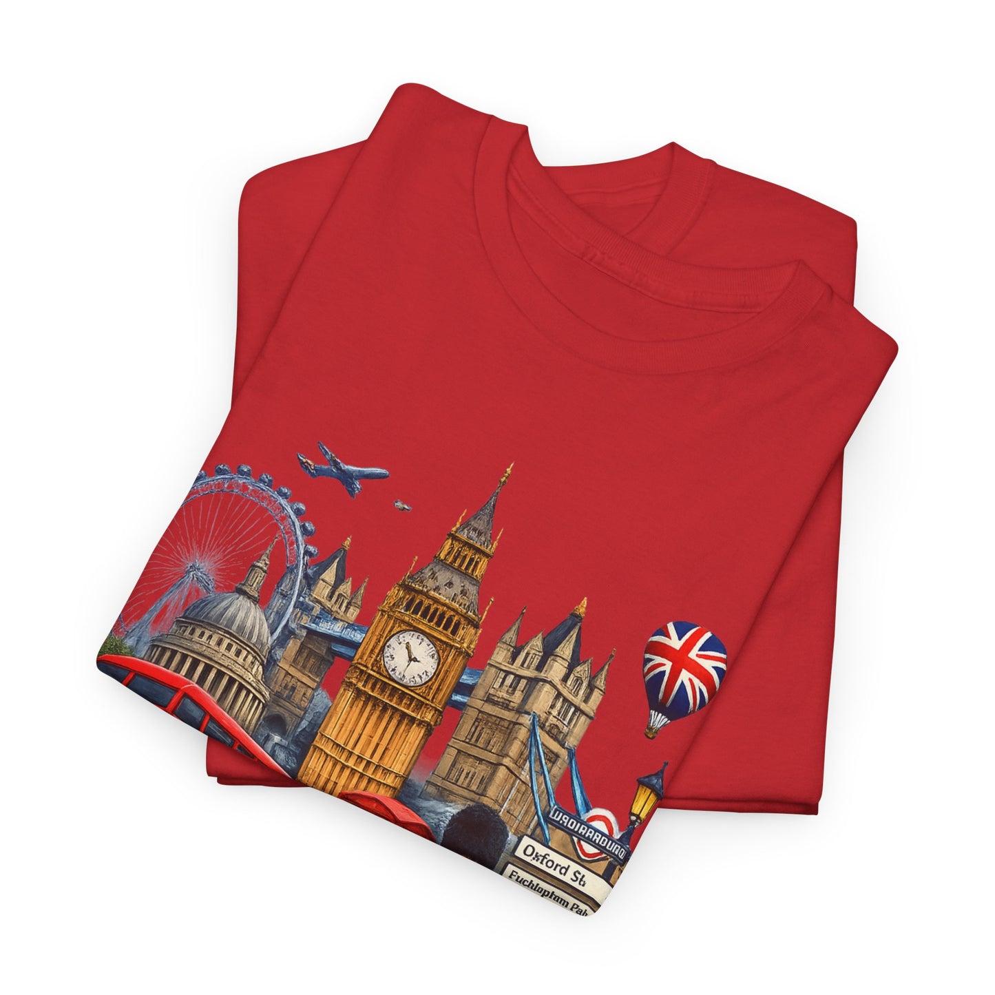 London Landmarks T‑Shirt — British Icons Collage Tee