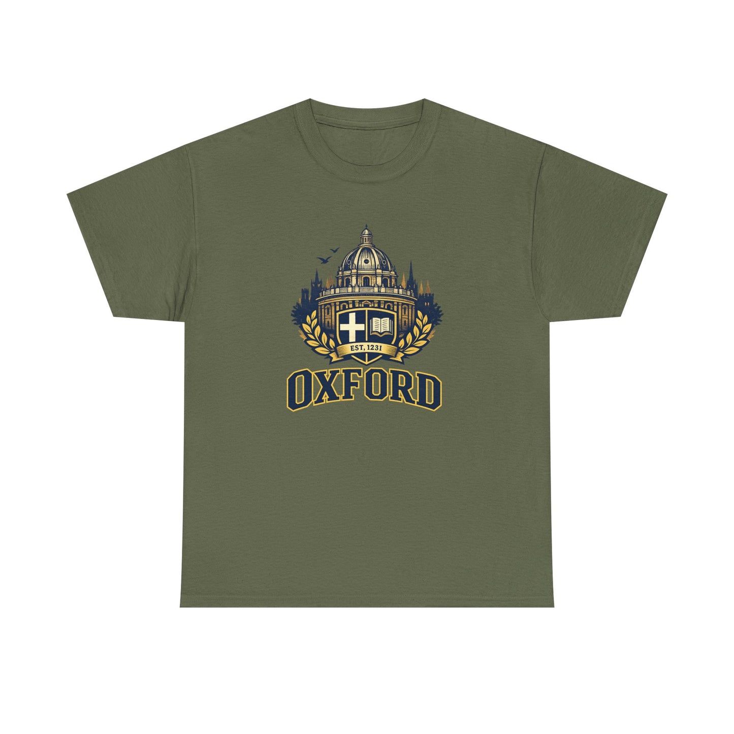 Oxford Crest T-Shirt — Vintage University Graphic Tee
