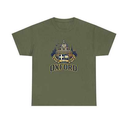 Oxford Crest T-Shirt — Vintage University Graphic Tee