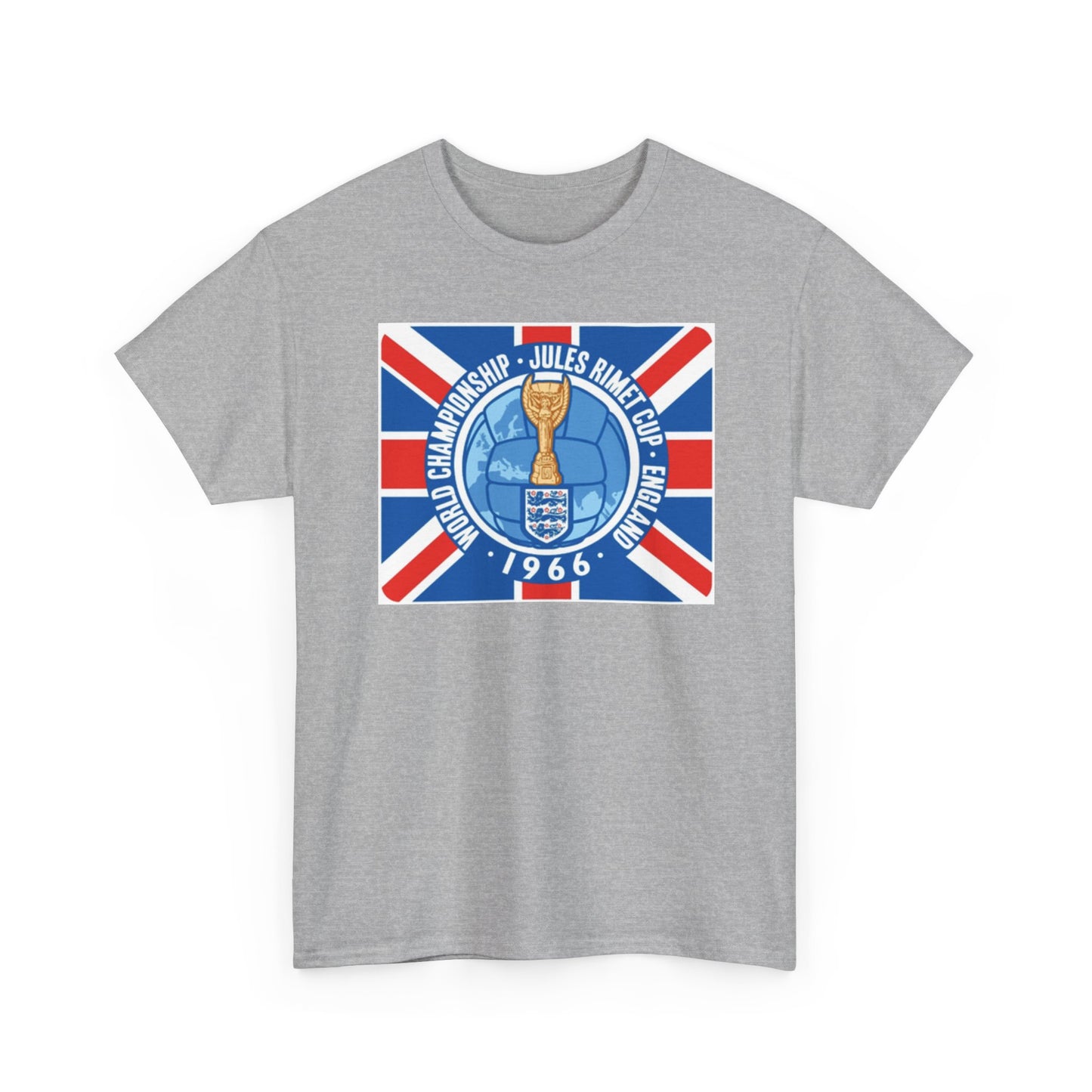 1966 World Cup Jules Rimet Trophy Tee — Vintage England Football Shirt