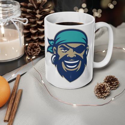 Orlando Pirates Logo Coffee Mug - 11oz & 15oz Ceramic Mug with Bold Buccaneer Design