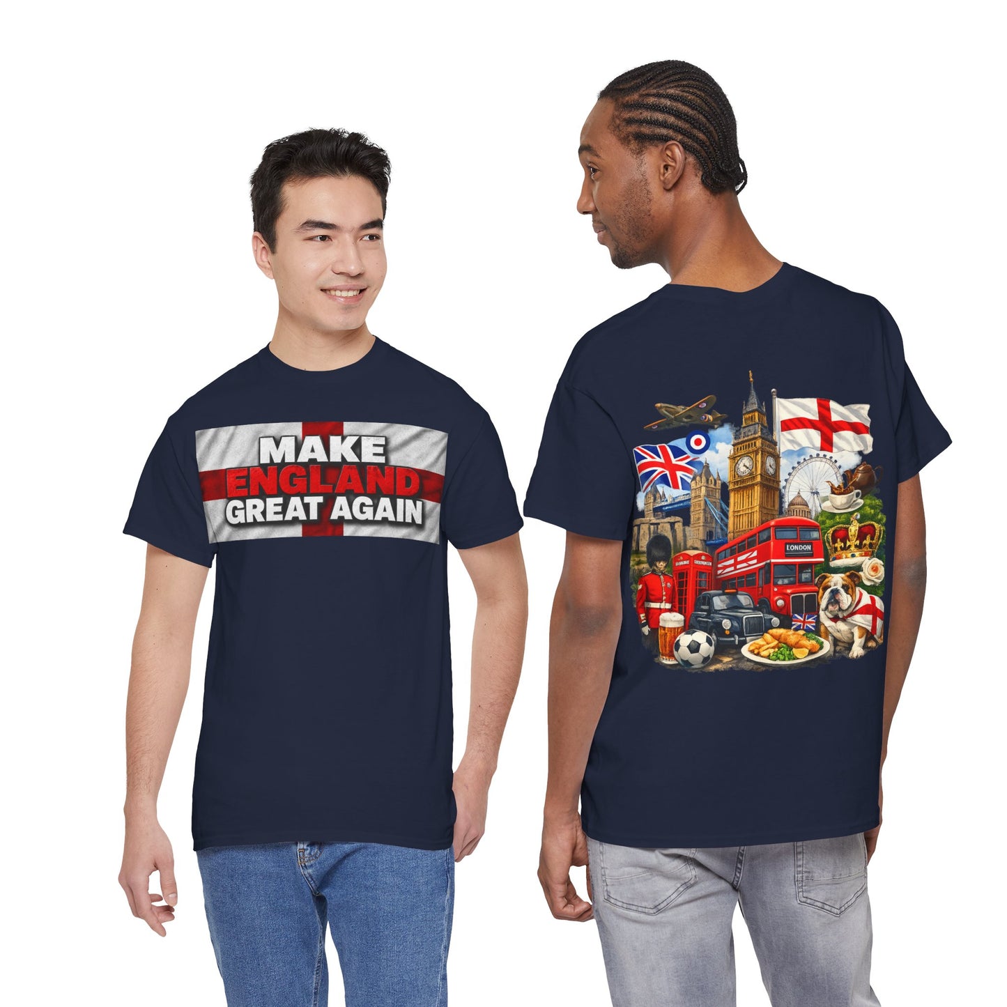 England Pride T-Shirt — "Make England Great Again" Graphic Tee