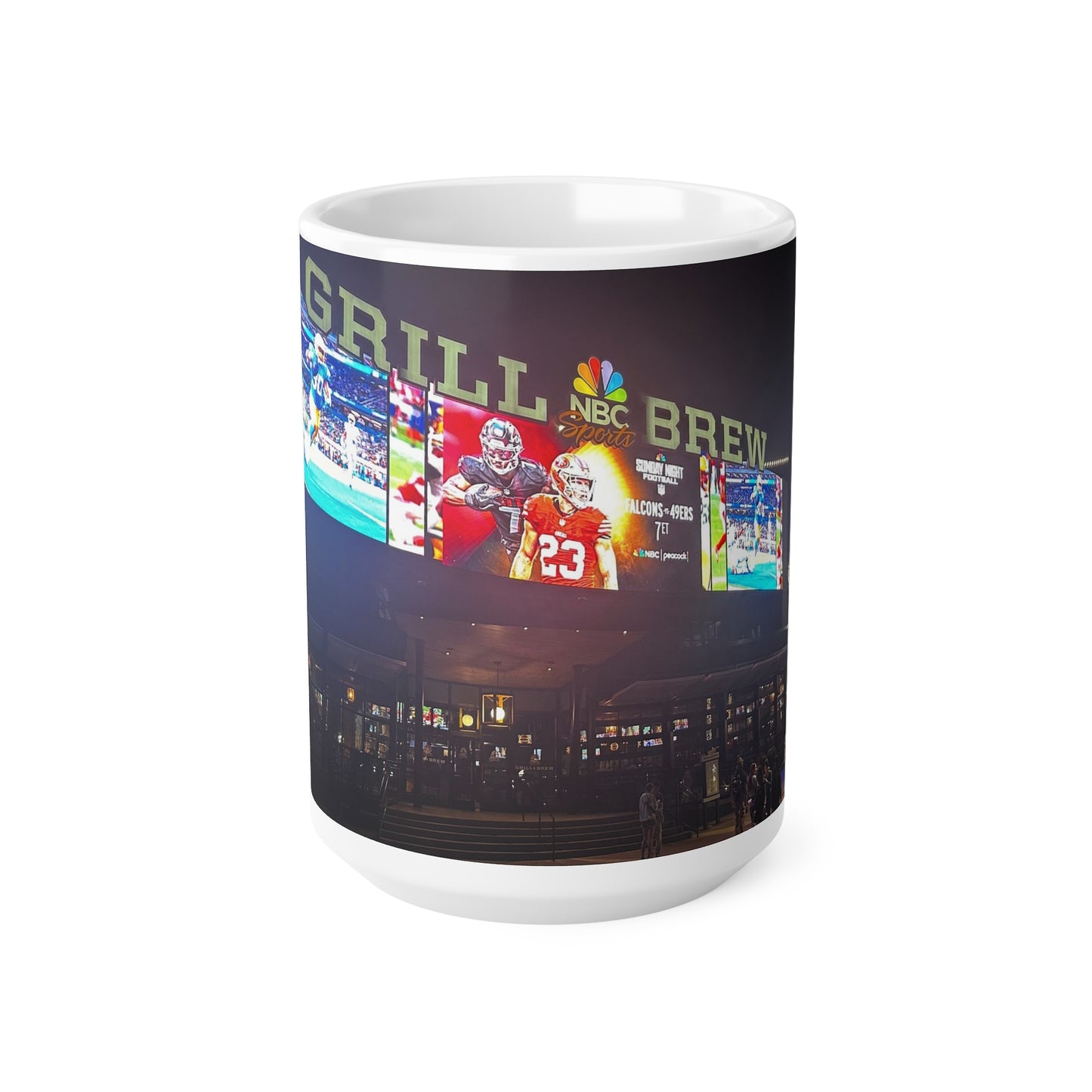 Grill & Brew Orlando Ceramic Coffee Cups, 11oz, 15oz