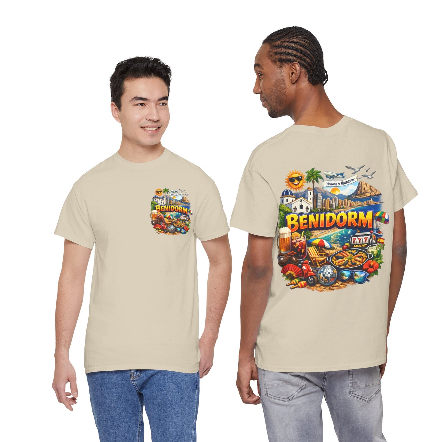 Benidorm Souvenir T‑Shirt — Spain Beach Holiday Graphic Tee