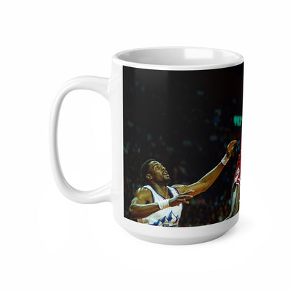 Basketball Action Mug — Dynamic Game Night Coffee Cup (11oz, 15oz)