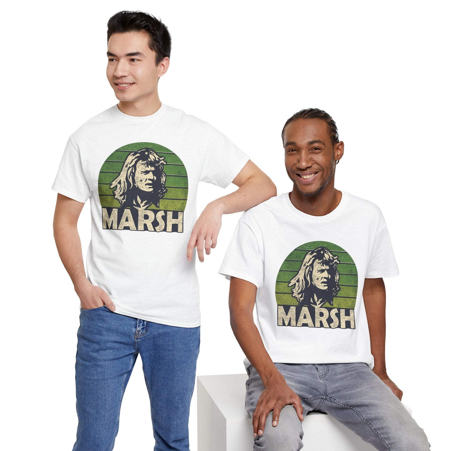 Rodney Marsh Retro Portrait Tee — Graphic T-Shirt