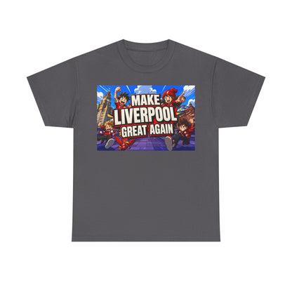 Liverpool Fan Tee – "Make Liverpool Great Again" Graphic Shirt