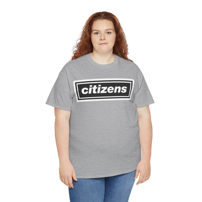 Citizens Manchester City Logo T-Shirt — Minimal Retro Box-Logo Tee