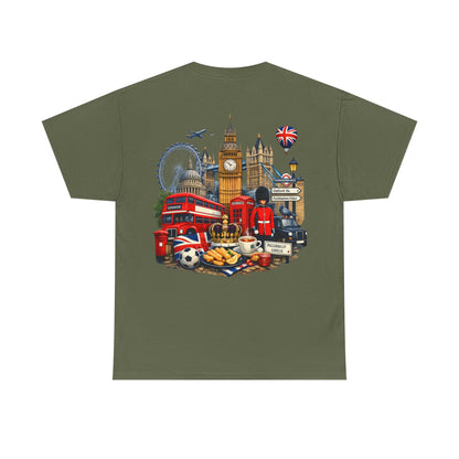 London Landmarks T‑Shirt — British Icons Collage Tee