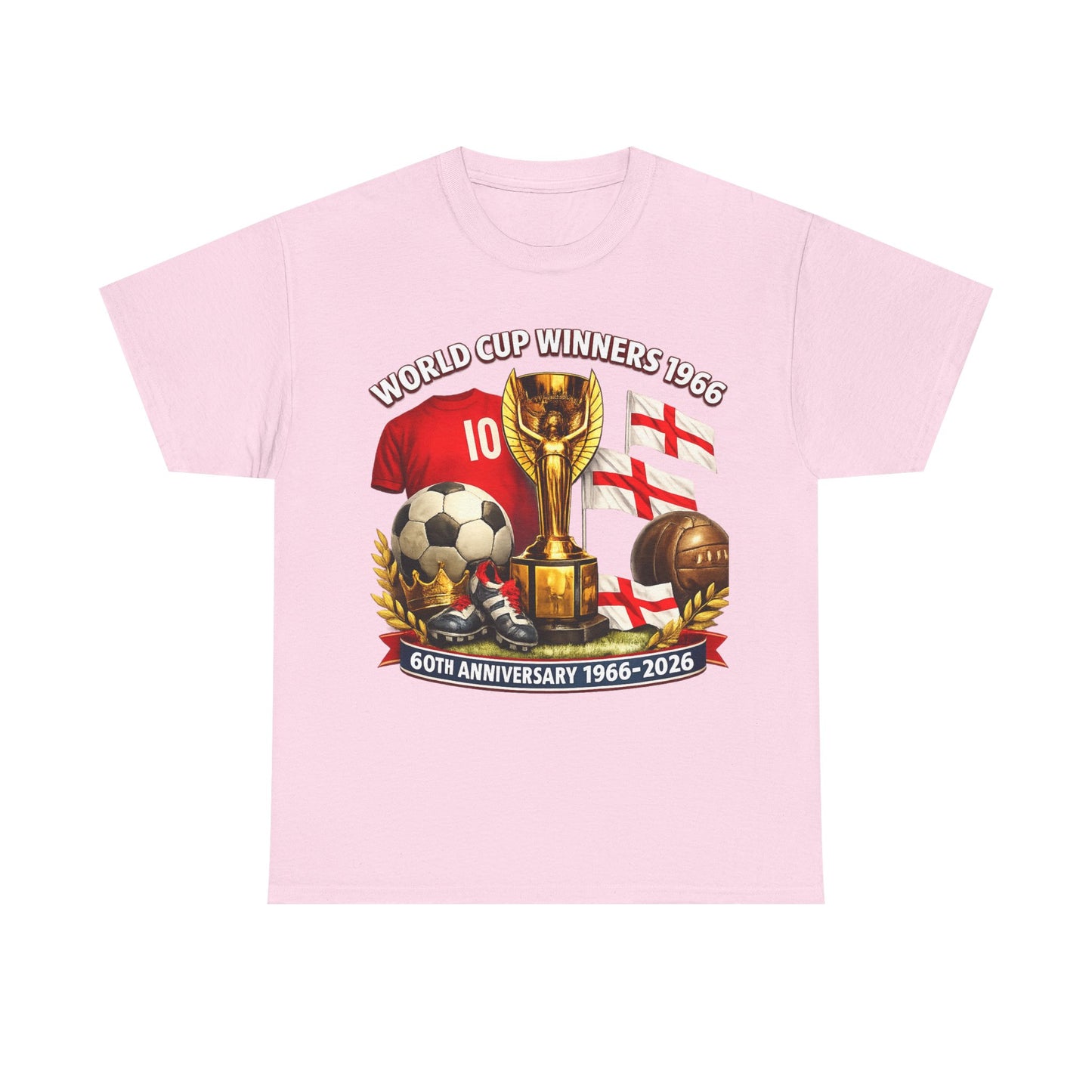 1966 World Cup Winners T‑Shirt — 60th Anniversary England Football Tribute