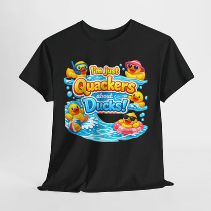 I'm Just Quackers About Ducks! Cute Rubber Duck Pool Tee