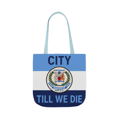 City Till We Die Canvas Tote Bag — Football Fan Flag Tote