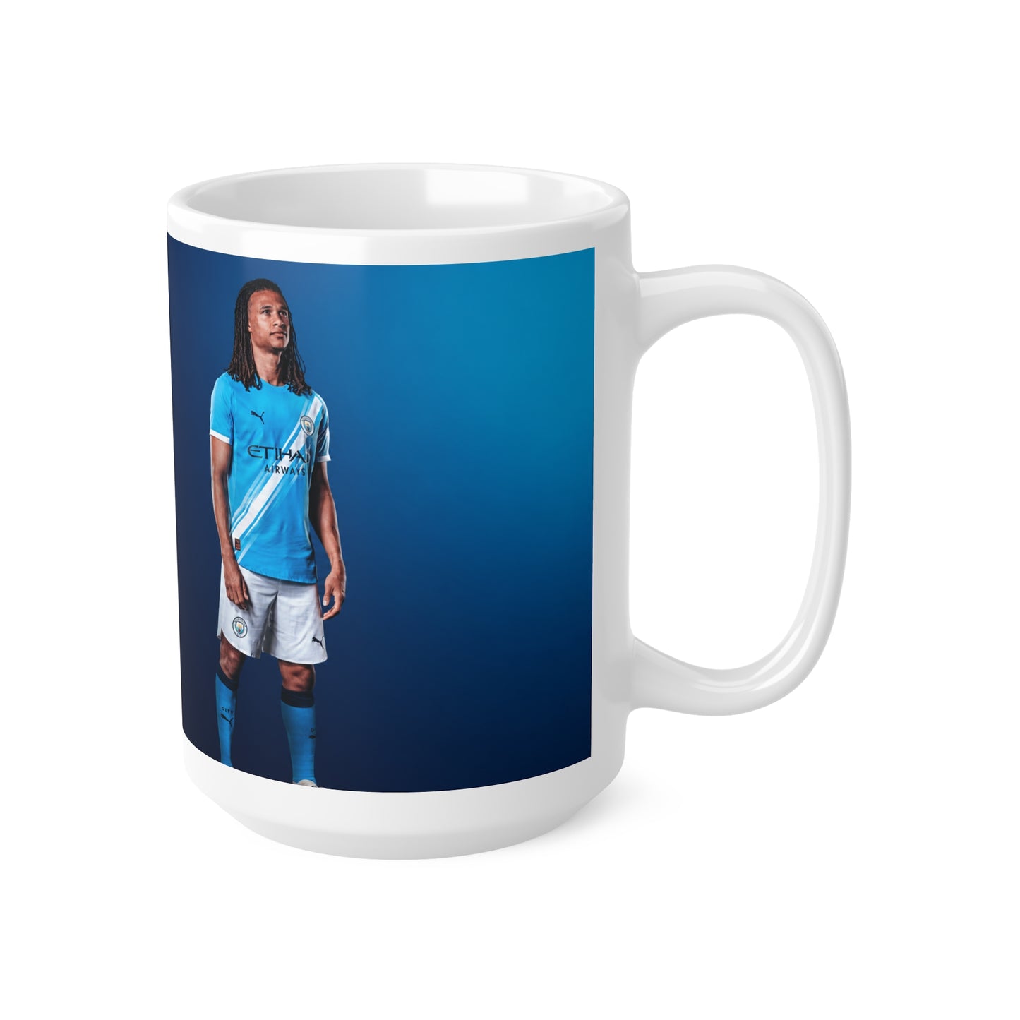 Nathan Aké Manchester City Thank You Ceramic Mug — 11oz & 15oz