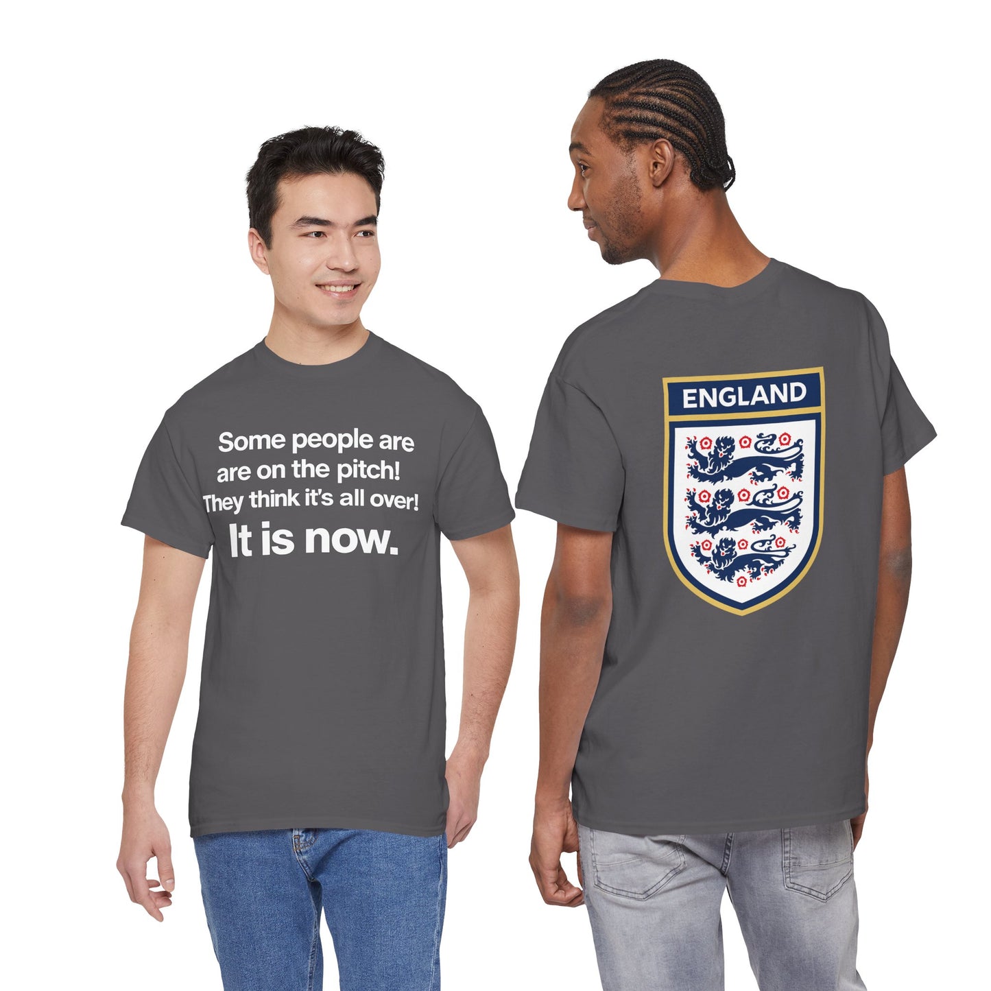 Some people are on the pitch - England 1966 T-Shirt — Bold Motivational Quote Tee
