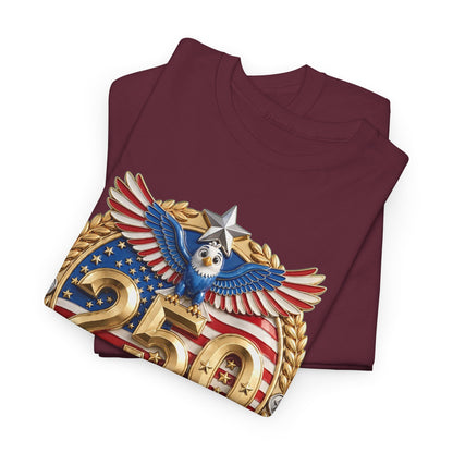 250th USA Anniversary T-Shirt – 1776–2026 Patriotic Eagle Emblem Tee
