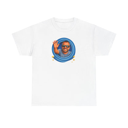 T-Shirt — "That's All, Folks!" Waving Portrait Graphic Tee