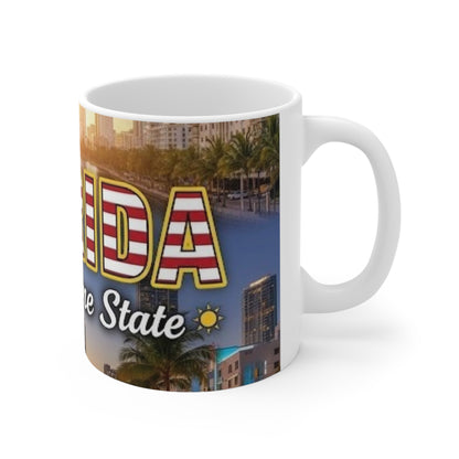 Florida Vintage Postcard Coffee Mug – The Sunshine State 11oz/15oz