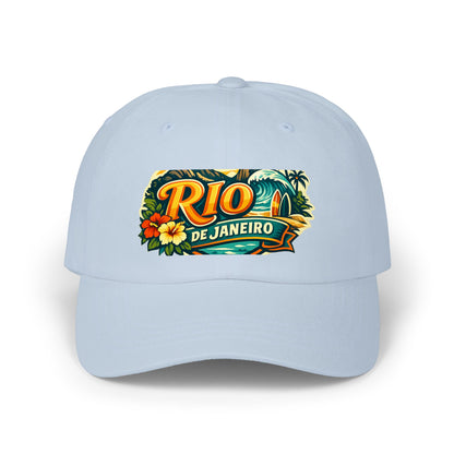 Rio de Janeiro Vintage Surf Dad Cap — Tropical Beach Hat