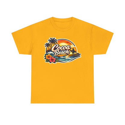Cocoa Beach Vintage Sunset T-Shirt