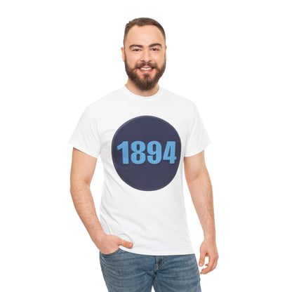 1894 Manchester City Circle Graphic Tee — Vintage Year Anniversary T-Shirt