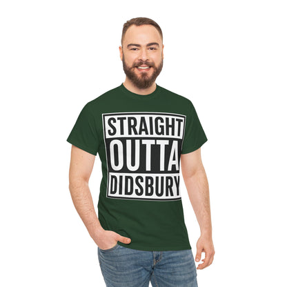 Straight Outta Didsbury T‑Shirt — Graphic City Pride Tee