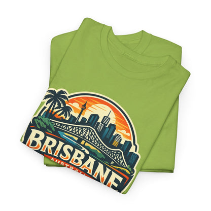 Brisbane Australia Vintage Sunset T-Shirt